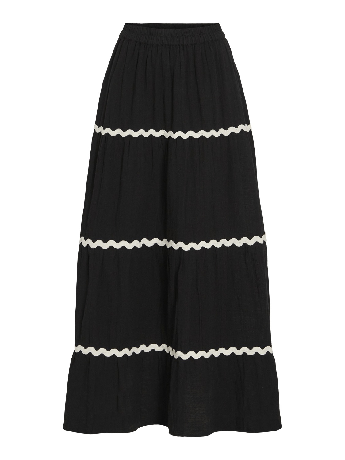 VIMANDA Long Skirt - Black Beauty - VERO MODA & VILA Bergvik